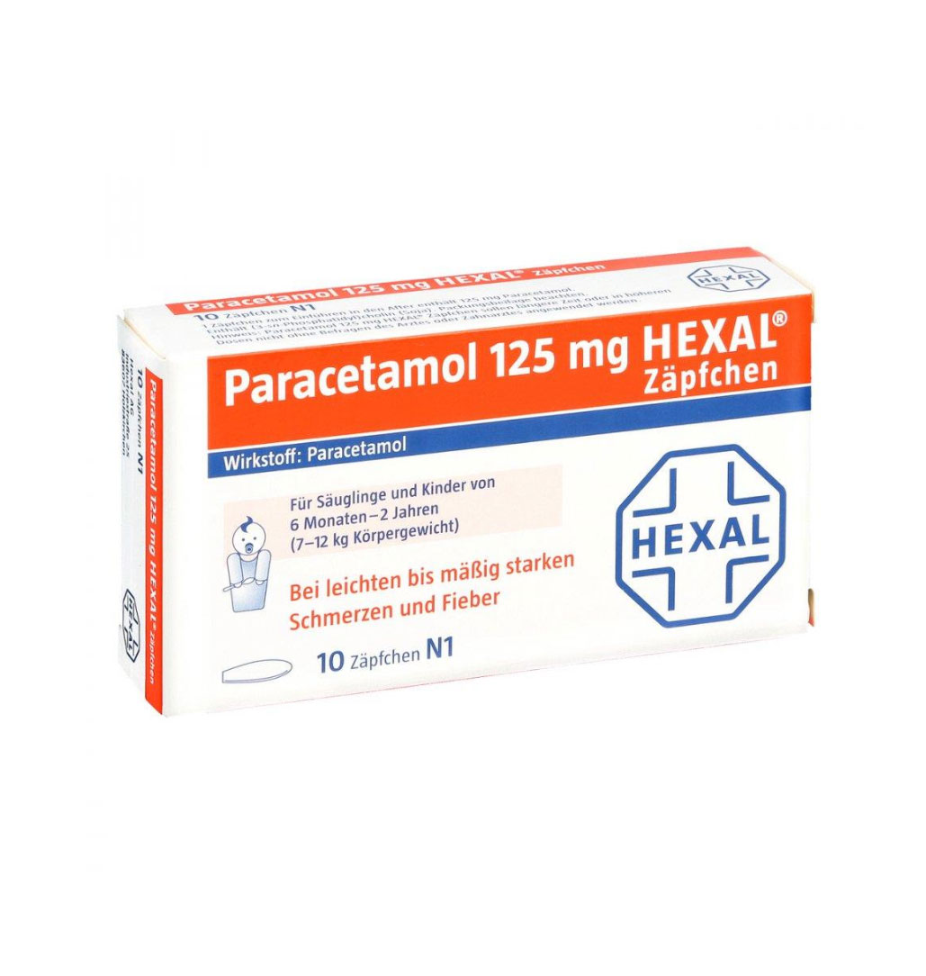 Thuốc hạ sốt cho trẻ em Paracetamol Hexal